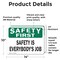 Signmission Safety Culture Sign, 14 in Width, Vinyl Decal, Rectangle OS-2PACK-CL-D-1014-L-20009 - alternate 5